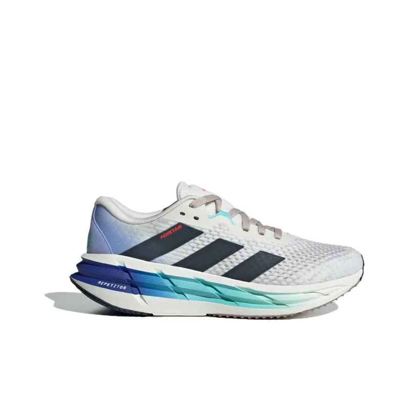 Adi_das ADISTAR 3 Abrasion-Resistant Low-Top Casual Training Long-Distance Running Shoes for Men, White