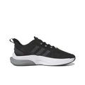 Adi_das Alphabet Bounce+ Comfort Fabric Abrasion-Resistant, Breathable Low-Top Casual Training Long-Distance Running Shoes for Men, Black, Single-Layer