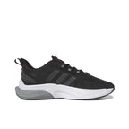 Adi_das Alphabet Bounce+ Comfort Fabric Abrasion-Resistant, Breathable Low-Top Casual Training Long-Distance Running Shoes for Men, Black, Single-Layer