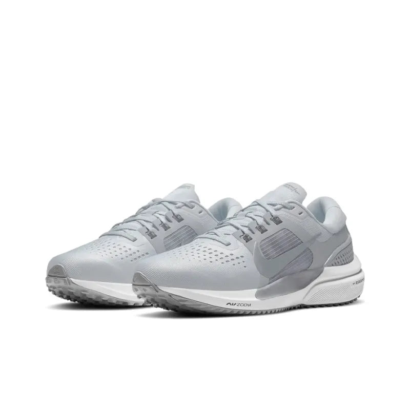 Nike Air Zoom Vomero 15 Shock Absorbers Anti-Slip + Abrasion-Resistant Low-Top Running Shoes for men (Gray Silver)