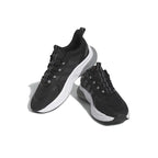 Adi_das Alphabet Bounce+ Comfort Fabric Abrasion-Resistant, Breathable Low-Top Casual Training Long-Distance Running Shoes for Men, Black, Single-Layer