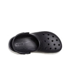 Cr_ocs Crocband Full Force EVA Anti-Slip + Abrasion-Resistant Sports Sandals for Men and Women, Black and White