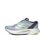 Adi_das adizero Boston 12 Mesh Low-Top Carbon Plate Running Shoes Women's Blue Silver Black