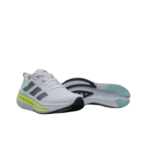 Adi_das ADISTAR 3 non-slip, wear-resistant, breathable low-top casual running shoes for women in white, green, and gray