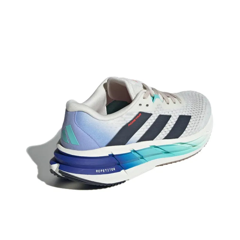 Adi_das ADISTAR 3 Abrasion-Resistant Low-Top Casual Training Long-Distance Running Shoes for Men, White