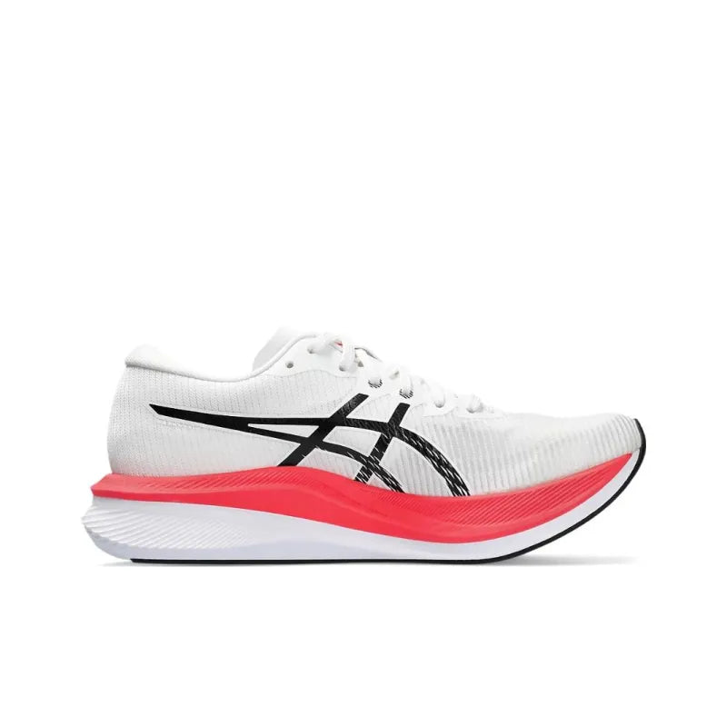 As_ics Magic Speed 3.0 Low-Top Running Shoes men's White Black Pink