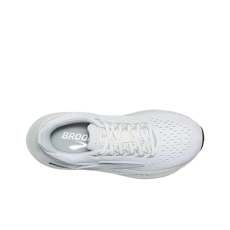 Bro_oks Glycerin Ma Abrasion-Resistant, Breathable, Supportive Low-Top Long-Distance Running Marathon Running Shoes for men in White