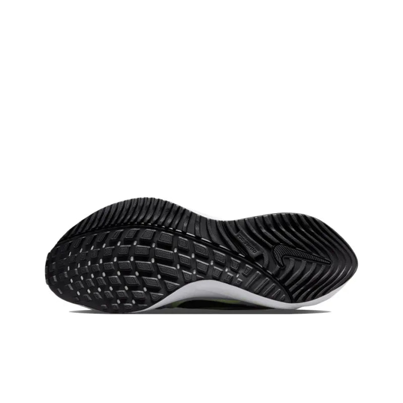 Ni_ke Air Zoom Vomero 16 Cushioning, Slip-Resistant, Abrasion-Resistant, Lightweight, Cushioned Low-Top Training Running Shoe for Men, White, Black, Yellow