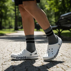 Cr_ocs Bayaband Clogs White Navy